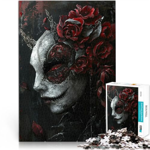 Puzzle 2000 Teile für Erwachsene Kunst Aus Karton，für und ab 14 Jahren Pädagogisches Spielzeug zum Lernen Wunschliste mit dem Weihnachtsmann。Größe：70x100cm/27.5x39.3Zoll von LKSDCBOT