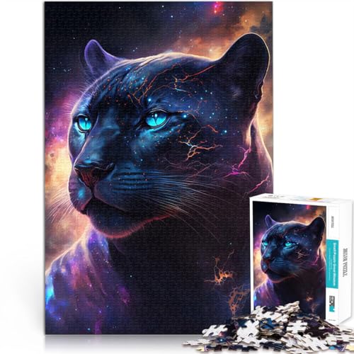 Puzzle für Erwachsene, 1000 Teile Galaxy Panther Aus Holz,für und ab 14 Jahren für Lernspiel-Herausforderungsspielzeug Geburtstagsgeschenke。Größe:50x75cm/19.6x29.5Zoll Puzzle für Erwachsene, 1000 Teile Galaxy Panther Aus Holz,für und ab 14 Jahren für Lernspiel-Herausforderungsspielzeug Geburtstagsgeschenke。Größe:50x75cm/19.6x29.5Zoll von LKSDCBOT