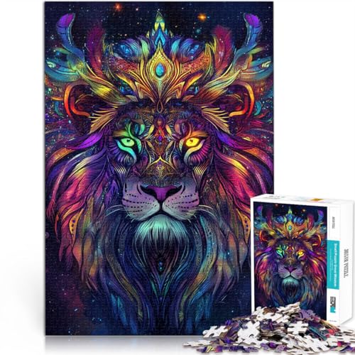 Puzzle für Erwachsene, 1000 Teile Heiliger Löwe Aus Holz,für und ab 14 Jahren Wohnkunstdekor Geschenke zum 。Größe:50x75cm/19.6x29.5Zoll Puzzle für Erwachsene, 1000 Teile Heiliger Löwe Aus Holz,für und ab 14 Jahren Wohnkunstdekor Geschenke zum 。Größe:50x75cm/19.6x29.5Zoll von LKSDCBOT