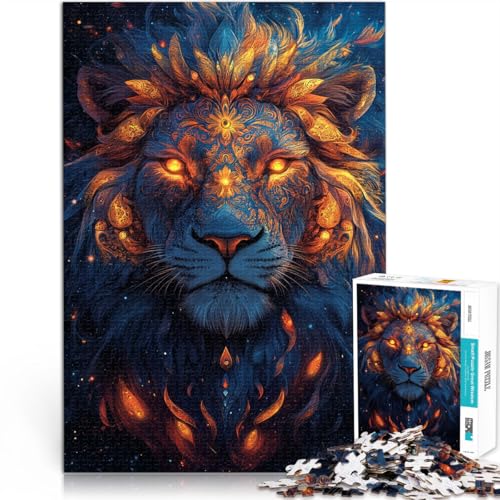 Puzzle für Erwachsene, 1000 Teile Heiliger Löwe Aus Karton,für 14+ Spielzeug Geburtstagsgeschenk。Größe:26x38cm/10.2x14.9Zoll Puzzle für Erwachsene, 1000 Teile Heiliger Löwe Aus Karton,für 14+ Spielzeug Geburtstagsgeschenk。Größe:26x38cm/10.2x14.9Zoll von LKSDCBOT