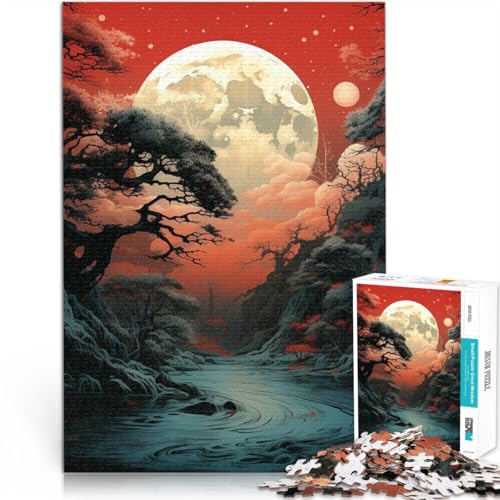 Puzzle für Erwachsene, 1000 Teile Nachtansicht Aus Karton,ab 14 Jahren Anti-Stress-Lernspielzeug tolles Geschenk。Größe:26x38cm/10.2x14.9Zoll Puzzle für Erwachsene, 1000 Teile Nachtansicht Aus Karton,ab 14 Jahren Anti-Stress-Lernspielzeug tolles Geschenk。Größe:26x38cm/10.2x14.9Zoll von LKSDCBOT
