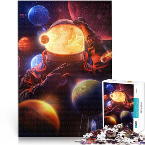Puzzle für Erwachsene, 1000 Teile Verwirrter Astronaut Aus Karton,für 14+ Lernspiele für Erwachsene und Jugendliche Geschenk - Herausforderndes Spiel。Größe:26x38cm/10.2x14.9Zoll Puzzle für Erwachsene, 1000 Teile Verwirrter Astronaut Aus Karton,für 14+ Lernspiele für Erwachsene und Jugendliche Geschenk - Herausforderndes Spiel。Größe:26x38cm/10.2x14.9Zoll von LKSDCBOT