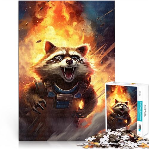 Puzzle für Erwachsene, 1000 Teile Waschbärkunst Aus Karton,Geeignet für Kinder ab 14 Jahren Lernspiele für Erwachsene und Jugendliche Weihnachts- und Geburtstagsgeschenke。Größe:38x52cm Puzzle für Erwachsene, 1000 Teile Waschbärkunst Aus Karton,Geeignet für Kinder ab 14 Jahren Lernspiele für Erwachsene und Jugendliche Weihnachts- und Geburtstagsgeschenke。Größe:38x52cm von LKSDCBOT