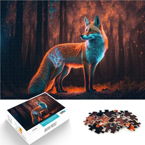 Puzzle für Erwachsene, 2000 Teile Neonfuchs Aus Karton,ab 14 Jahren Heimdekorationsspielzeug Erwachsene und Jugendliche。Größe:70x100cm/27.5x39.3Zoll Puzzle für Erwachsene, 2000 Teile Neonfuchs Aus Karton,ab 14 Jahren Heimdekorationsspielzeug Erwachsene und Jugendliche。Größe:70x100cm/27.5x39.3Zoll von LKSDCBOT