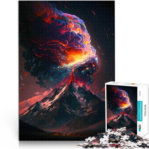 Puzzle für Erwachsene 1000 Teile Ausbrechendes Inferno Aus Holz,für 14+ Intellektuelles Spiel 。Größe:50x75cm/19.6x29.5Zoll Puzzle für Erwachsene 1000 Teile Ausbrechendes Inferno Aus Holz,für 14+ Intellektuelles Spiel 。Größe:50x75cm/19.6x29.5Zoll von LKSDCBOT