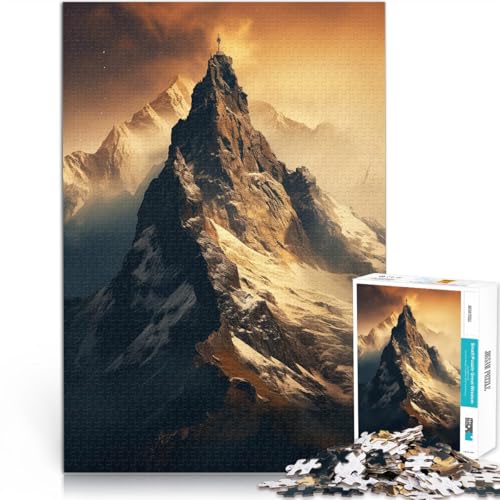 Puzzle für Erwachsene 1000 Teile Bergkunstwerk Aus Karton,Geeignet für Kinder ab 14 Jahren Spielzeug Lernspiele Antistress Geschenk zum Geburtstag。Größe:26x38cm/10.2x14.9Zoll Puzzle für Erwachsene 1000 Teile Bergkunstwerk Aus Karton,Geeignet für Kinder ab 14 Jahren Spielzeug Lernspiele Antistress Geschenk zum Geburtstag。Größe:26x38cm/10.2x14.9Zoll von LKSDCBOT
