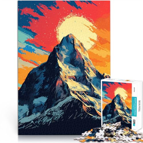 Puzzle für Erwachsene 1000 Teile Bergliebhaber Aus Holz,ab 14 Jahren Denksportaufgabe Weihnachts- und Geburtstagsgeschenke。Größe:50x75cm/19.6x29.5Zoll Puzzle für Erwachsene 1000 Teile Bergliebhaber Aus Holz,ab 14 Jahren Denksportaufgabe Weihnachts- und Geburtstagsgeschenke。Größe:50x75cm/19.6x29.5Zoll von LKSDCBOT