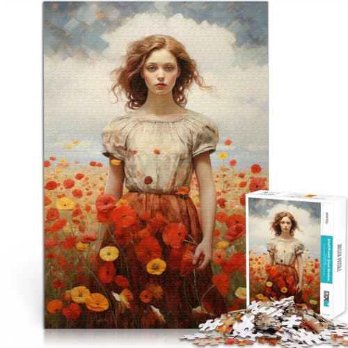 Puzzle für Erwachsene 1000 Teile Blumenfeld Aus Holz,ab 14 Jahren Lernspielzeug Tolles Geschenk。Größe:50x75cm/19.6x29.5Zoll Puzzle für Erwachsene 1000 Teile Blumenfeld Aus Holz,ab 14 Jahren Lernspielzeug Tolles Geschenk。Größe:50x75cm/19.6x29.5Zoll von LKSDCBOT
