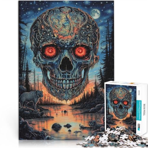 Puzzle für Erwachsene 1000 Teile Böses Skelett Aus Karton,ab 14 Jahren Lernspielzeug Spiele Spielzeug Geschenk。Größe:26x38cm/10.2x14.9Zoll Puzzle für Erwachsene 1000 Teile Böses Skelett Aus Karton,ab 14 Jahren Lernspielzeug Spiele Spielzeug Geschenk。Größe:26x38cm/10.2x14.9Zoll von LKSDCBOT