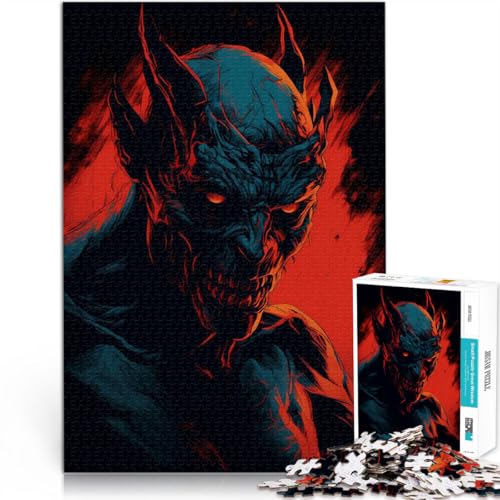Puzzle für Erwachsene 1000 Teile Der Teufel Aus Karton,Geeignet für Kinder ab 14 Jahren lustige Spiele für Familien Geschenk - Herausforderndes Spiel。Größe:26x38cm/10.2x14.9Zoll Puzzle für Erwachsene 1000 Teile Der Teufel Aus Karton,Geeignet für Kinder ab 14 Jahren lustige Spiele für Familien Geschenk - Herausforderndes Spiel。Größe:26x38cm/10.2x14.9Zoll von LKSDCBOT