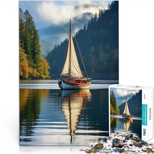 Puzzle für Erwachsene 1000 Teile Elegantes Segeln Geeignet für Kinder ab 14 Jahren Jedes Stück ist EIN Unikat – Lustiges und herausforderndes Spiel für die ganze Familie 。 von LKSDCBOT
