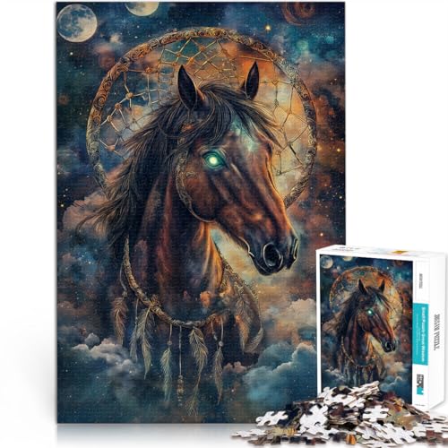 Puzzle für Erwachsene 1000 Teile Fantasie-Zauberpferd Aus Karton,für und ab 14 Jahren Heimdekorationsspielzeug Geburtstagsgeschenk。Größe:26x38cm/10.2x14.9Zoll Puzzle für Erwachsene 1000 Teile Fantasie-Zauberpferd Aus Karton,für und ab 14 Jahren Heimdekorationsspielzeug Geburtstagsgeschenk。Größe:26x38cm/10.2x14.9Zoll von LKSDCBOT