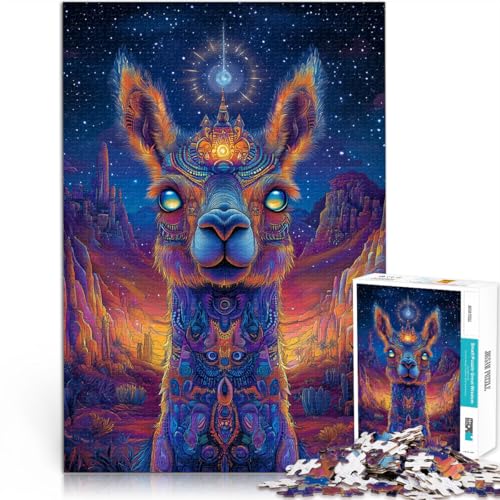 Puzzle für Erwachsene 1000 Teile Fantasy Alpaka Kunst Aus Karton,Geeignet für Kinder ab 14 Jahren Lernspiel Künstlersammlung, Bildende Kunst。Größe:38x52cm/14.9x20.4Zoll Puzzle für Erwachsene 1000 Teile Fantasy Alpaka Kunst Aus Karton,Geeignet für Kinder ab 14 Jahren Lernspiel Künstlersammlung, Bildende Kunst。Größe:38x52cm/14.9x20.4Zoll von LKSDCBOT