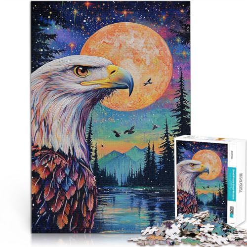 Puzzle für Erwachsene 1000 Teile Farbmalerei Adler Aus Karton,ab 14 Jahren Spiel Wanddekoration Lustiges Geschenk。Größe:38x52cm/14.9x20.4Zoll Puzzle für Erwachsene 1000 Teile Farbmalerei Adler Aus Karton,ab 14 Jahren Spiel Wanddekoration Lustiges Geschenk。Größe:38x52cm/14.9x20.4Zoll von LKSDCBOT