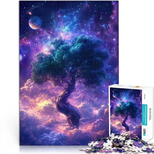 Puzzle für Erwachsene 1000 Teile Galaktischer Baum des Lebens Aus Karton,Geeignet für Personen ab 14 Jahren Herausforderndes Spielzeug Kunstwerk Geschenk。Größe:26x38cm/10.2x14.9Zoll Puzzle für Erwachsene 1000 Teile Galaktischer Baum des Lebens Aus Karton,Geeignet für Personen ab 14 Jahren Herausforderndes Spielzeug Kunstwerk Geschenk。Größe:26x38cm/10.2x14.9Zoll von LKSDCBOT