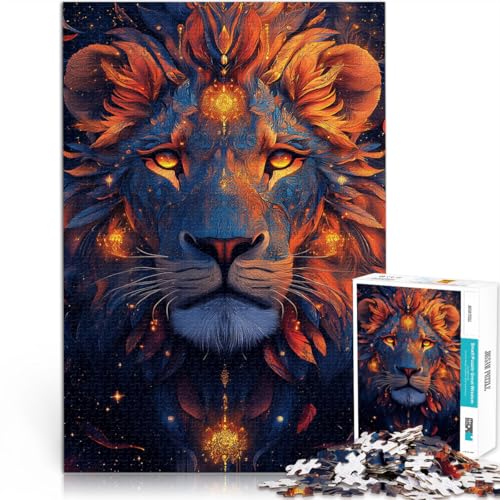 Puzzle für Erwachsene 1000 Teile Heiliger Löwe Aus Karton,ab 14 Jahren Intellektuelles Spiel Schenkung von Kunstwerken。Größe:38x52cm/14.9x20.4Zoll Puzzle für Erwachsene 1000 Teile Heiliger Löwe Aus Karton,ab 14 Jahren Intellektuelles Spiel Schenkung von Kunstwerken。Größe:38x52cm/14.9x20.4Zoll von LKSDCBOT