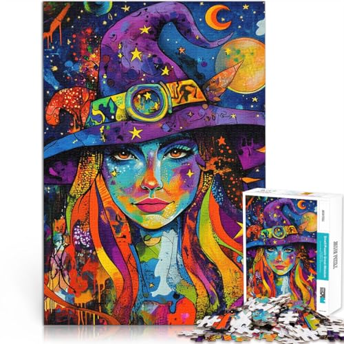 Puzzle für Erwachsene 1000 Teile Magische Hexe Aus Karton,Geeignet für Kinder ab 14 Jahren Pädagogisches Lernspielzeug Familienspiele Einzigartige Wohndekorationen und Geschenke。Größe:26x38cm Puzzle für Erwachsene 1000 Teile Magische Hexe Aus Karton,Geeignet für Kinder ab 14 Jahren Pädagogisches Lernspielzeug Familienspiele Einzigartige Wohndekorationen und Geschenke。Größe:26x38cm von LKSDCBOT
