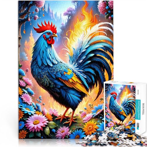 Puzzle für Erwachsene 1000 Teile Mythisches Huhn Aus Karton,ab 14 Jahren Hand-Speed-Rennen Lernspiel zum Geburtstag und Weihnachten。Größe:38x52cm/14.9x20.4Zoll Puzzle für Erwachsene 1000 Teile Mythisches Huhn Aus Karton,ab 14 Jahren Hand-Speed-Rennen Lernspiel zum Geburtstag und Weihnachten。Größe:38x52cm/14.9x20.4Zoll von LKSDCBOT
