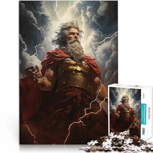 Puzzle für Erwachsene 1000 Teile Perunische slawische Kunst Aus Holz，ab 14 Jahren Entspannende Spiele Gutes Geschenk。Größe：50x75cm/19.6x29.5Zoll von LKSDCBOT