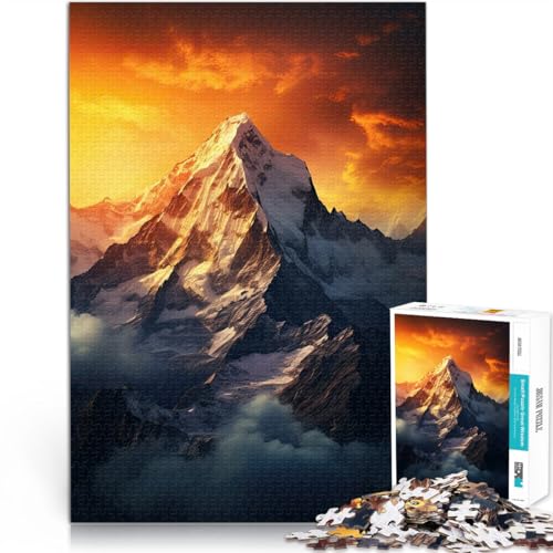 Puzzle für Erwachsene 1000 Teile Poster Berge Aus Holz,für Kinder ab 14 Jahren Anti-Stress-Spielzeug Schenkung von Kunstwerken。Größe:50x75cm/19.6x29.5Zoll Puzzle für Erwachsene 1000 Teile Poster Berge Aus Holz,für Kinder ab 14 Jahren Anti-Stress-Spielzeug Schenkung von Kunstwerken。Größe:50x75cm/19.6x29.5Zoll von LKSDCBOT