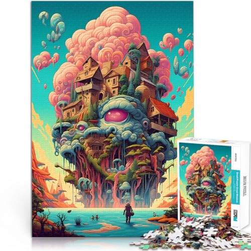 Puzzle für Erwachsene 1000 Teile Psychedelische Kunst Aus Holz,ab 14 Jahren Heimdekoration Geburtstagsgeschenke。Größe:50x75cm/19.6x29.5Zoll Puzzle für Erwachsene 1000 Teile Psychedelische Kunst Aus Holz,ab 14 Jahren Heimdekoration Geburtstagsgeschenke。Größe:50x75cm/19.6x29.5Zoll von LKSDCBOT