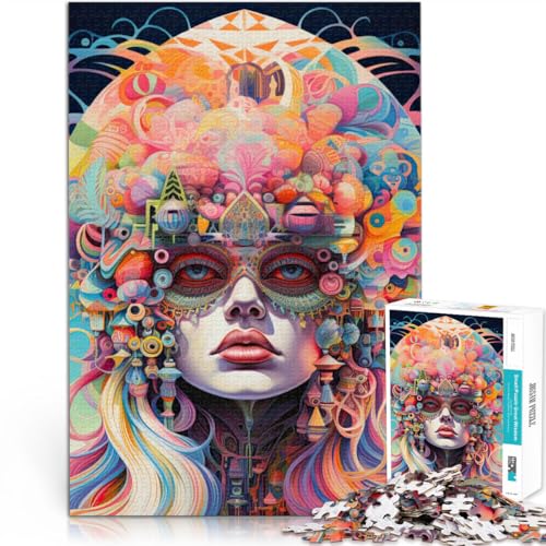 Puzzle für Erwachsene 1000 Teile Psychedelische Kunst Aus Karton,Geeignet für Kinder ab 14 Jahren Entspannende Spiele Geschenk - Herausforderndes Spiel。Größe:26x38cm/10.2x14.9Zoll Puzzle für Erwachsene 1000 Teile Psychedelische Kunst Aus Karton,Geeignet für Kinder ab 14 Jahren Entspannende Spiele Geschenk - Herausforderndes Spiel。Größe:26x38cm/10.2x14.9Zoll von LKSDCBOT