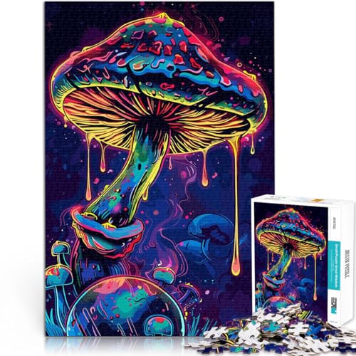 Puzzle für Erwachsene 1000 Teile Psychedelischer Pilz Aus Holz,für 14+ Präzisionsschneiden Wanddekoration Einzigartige Geschenke zum Geburtstag und zu Weihnachten。Größe:50x75cm/19.6x29.5Zoll Puzzle für Erwachsene 1000 Teile Psychedelischer Pilz Aus Holz,für 14+ Präzisionsschneiden Wanddekoration Einzigartige Geschenke zum Geburtstag und zu Weihnachten。Größe:50x75cm/19.6x29.5Zoll von LKSDCBOT