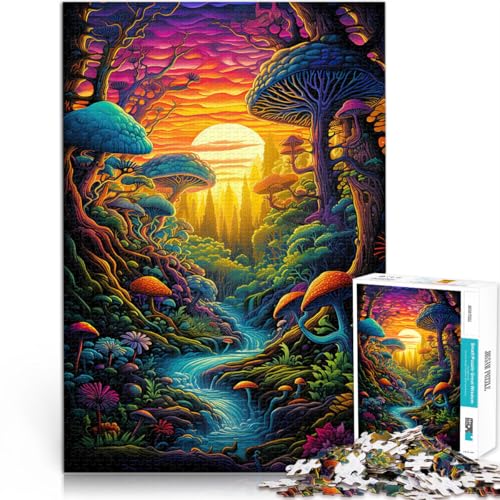 Puzzle für Erwachsene 1000 Teile Psychedelischer Wald Aus Karton,für 14+ Jedes Stück ist EIN Unikat – Lustiges und herausforderndes Spiel für die ganze Familie Geburtstagsgeschenk。Größe:38x52cm Puzzle für Erwachsene 1000 Teile Psychedelischer Wald Aus Karton,für 14+ Jedes Stück ist EIN Unikat – Lustiges und herausforderndes Spiel für die ganze Familie Geburtstagsgeschenk。Größe:38x52cm von LKSDCBOT