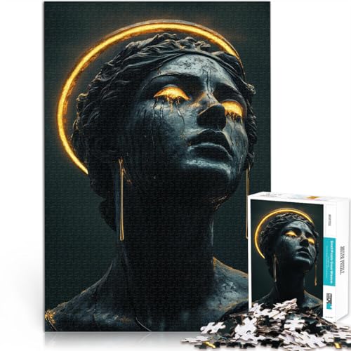 Puzzle für Erwachsene 1000 Teile Römische Statue Aus Holz,für 14+ Herausforderndes Spiel Geburtstagsgeschenk。Größe:50x75cm/19.6x29.5Zoll Puzzle für Erwachsene 1000 Teile Römische Statue Aus Holz,für 14+ Herausforderndes Spiel Geburtstagsgeschenk。Größe:50x75cm/19.6x29.5Zoll von LKSDCBOT