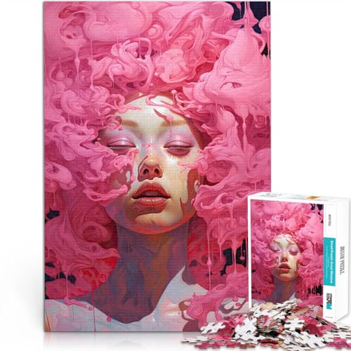 Puzzle für Erwachsene 1000 Teile Rosa Rauschen Aus Holz,ab 14 Jahren einzigartiges Herausforderungsspiel EIN Kunstwerk。Größe:50x75cm/19.6x29.5Zoll Puzzle für Erwachsene 1000 Teile Rosa Rauschen Aus Holz,ab 14 Jahren einzigartiges Herausforderungsspiel EIN Kunstwerk。Größe:50x75cm/19.6x29.5Zoll von LKSDCBOT