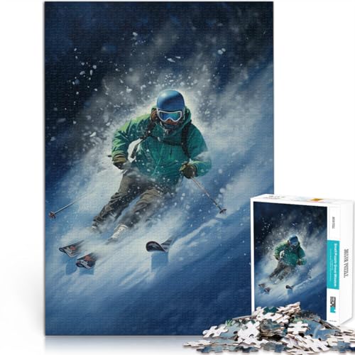 Puzzle für Erwachsene 1000 Teile Ski Aus Karton,ab 14 Jahren für die Heimdekoration Wunschliste mit dem Weihnachtsmann。Größe:26x38cm/10.2x14.9Zoll Puzzle für Erwachsene 1000 Teile Ski Aus Karton,ab 14 Jahren für die Heimdekoration Wunschliste mit dem Weihnachtsmann。Größe:26x38cm/10.2x14.9Zoll von LKSDCBOT