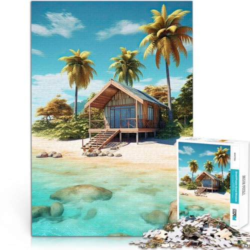 Puzzle für Erwachsene 1000 Teile Tropische Kurzurlaube Aus Holz,ab 14 Jahren Wohnkunstdekor Geburtstagsgeschenke。Größe:50x75cm/19.6x29.5Zoll Puzzle für Erwachsene 1000 Teile Tropische Kurzurlaube Aus Holz,ab 14 Jahren Wohnkunstdekor Geburtstagsgeschenke。Größe:50x75cm/19.6x29.5Zoll von LKSDCBOT