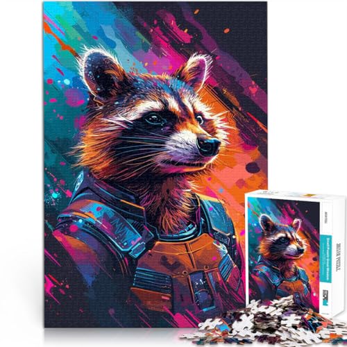 Puzzle für Erwachsene 1000 Teile Waschbär Astronaut Weltraum Aus Karton,ab 14 Jahren Kunstwerk Einzigartige Wohndekorationen und Geschenke。Größe:38x52cm/14.9x20.4Zoll Puzzle für Erwachsene 1000 Teile Waschbär Astronaut Weltraum Aus Karton,ab 14 Jahren Kunstwerk Einzigartige Wohndekorationen und Geschenke。Größe:38x52cm/14.9x20.4Zoll von LKSDCBOT