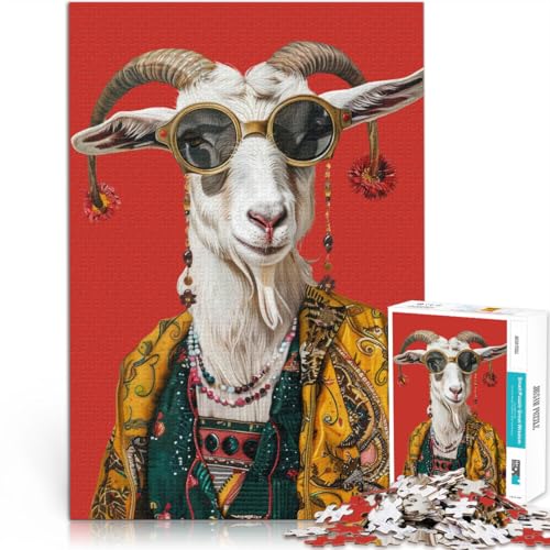 Puzzle für Erwachsene 2000 Teile Böhmische Ziege auf Burgunder Aus Karton,für und ab 14 Jahren Pädagogisches Spielzeug zum Lernen Tolles Geschenk zum Spielen。Größe:70x100cm/27.5x39.3Zoll Puzzle für Erwachsene 2000 Teile Böhmische Ziege auf Burgunder Aus Karton,für und ab 14 Jahren Pädagogisches Spielzeug zum Lernen Tolles Geschenk zum Spielen。Größe:70x100cm/27.5x39.3Zoll von LKSDCBOT