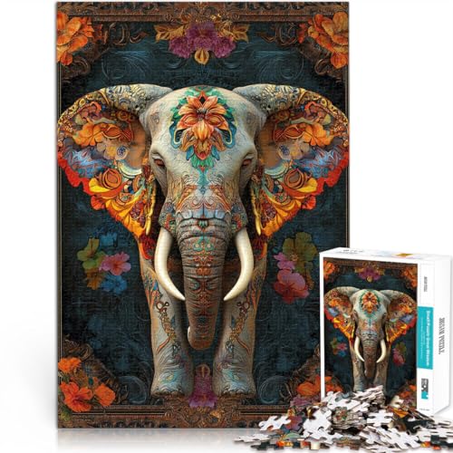 Puzzle für Erwachsene 2000 Teile Elefantenkunst Aus Karton,ab 14 Jahren Herausforderndes Spiel 。Größe:70x100cm/27.5x39.3Zoll Puzzle für Erwachsene 2000 Teile Elefantenkunst Aus Karton,ab 14 Jahren Herausforderndes Spiel 。Größe:70x100cm/27.5x39.3Zoll von LKSDCBOT