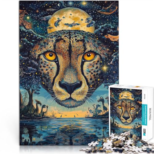 Puzzle für Erwachsene 2000 Teile Farbmalerei Gepard Aus Karton,Geeignet für Personen ab 14 Jahren für Lernspiel-Herausforderungsspielzeug Geschenke zum 。 Puzzle für Erwachsene 2000 Teile Farbmalerei Gepard Aus Karton,Geeignet für Personen ab 14 Jahren für Lernspiel-Herausforderungsspielzeug Geschenke zum 。 von LKSDCBOT