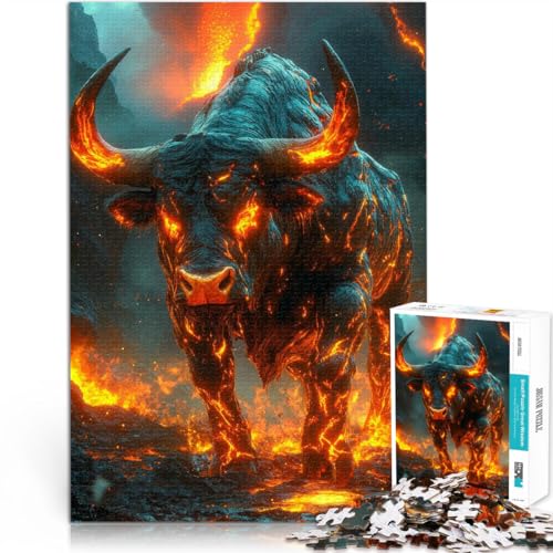 Puzzle für Erwachsene 2000 Teile Lavabulle Aus Karton，für 14+ DIY-Lernspiele Einzigartige Wohndekorationen und Geschenke。Größe：70x100cm/27.5x39.3Zoll von LKSDCBOT