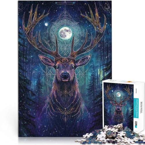 Puzzle für Erwachsene 2000 Teile Neonhirsch Aus Karton,ab 14 Jahren Analyse und Logik Schwierige Harte Geschenke für Frauen Männer。Größe:70x100cm/27.5x39.3Zoll Puzzle für Erwachsene 2000 Teile Neonhirsch Aus Karton,ab 14 Jahren Analyse und Logik Schwierige Harte Geschenke für Frauen Männer。Größe:70x100cm/27.5x39.3Zoll von LKSDCBOT