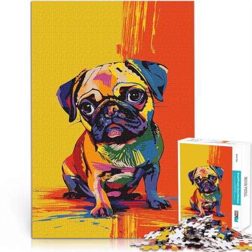 Puzzle für Erwachsene 2000 Teile Original Mops Pop-Art-Druck Aus Karton,Geeignet für Kinder ab 14 Jahren Spiel Wanddekoration Spiele Spielzeug Geschenk。Größe:70x100cm/27.5x39.3Zoll Puzzle für Erwachsene 2000 Teile Original Mops Pop-Art-Druck Aus Karton,Geeignet für Kinder ab 14 Jahren Spiel Wanddekoration Spiele Spielzeug Geschenk。Größe:70x100cm/27.5x39.3Zoll von LKSDCBOT