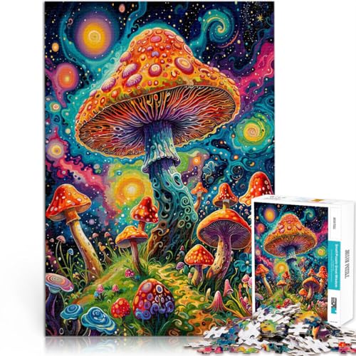 Puzzle für Erwachsene 2000 Teile Psychedelische Pilzgalaxie Aus Karton,ab 14 Jahren Lernspielzeug Einzigartige Geburtstags Größe:70x100cm/27.5x39.3Zoll Puzzle für Erwachsene 2000 Teile Psychedelische Pilzgalaxie Aus Karton,ab 14 Jahren Lernspielzeug Einzigartige Geburtstags Größe:70x100cm/27.5x39.3Zoll von LKSDCBOT