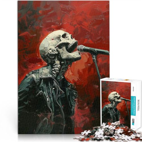 Puzzle für Erwachsene 2000 Teile Skelett-Rockstar Aus Karton,ab 14 Jahren Anti-Stress-Lernspielzeug Tolle Geschenke und Spielzeuge。Größe:70x100cm/27.5x39.3Zoll Puzzle für Erwachsene 2000 Teile Skelett-Rockstar Aus Karton,ab 14 Jahren Anti-Stress-Lernspielzeug Tolle Geschenke und Spielzeuge。Größe:70x100cm/27.5x39.3Zoll von LKSDCBOT