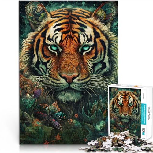 Puzzle für Erwachsene 2000 Teile Tiger Floral Aus Karton,ab 14 Jahren Spielzeug Lernspiele Antistress Lustige Aktivitäten zu Hause, Geburtstagsgeschenke, Reisegeschenke,。Größe:70x100cm Puzzle für Erwachsene 2000 Teile Tiger Floral Aus Karton,ab 14 Jahren Spielzeug Lernspiele Antistress Lustige Aktivitäten zu Hause, Geburtstagsgeschenke, Reisegeschenke,。Größe:70x100cm von LKSDCBOT