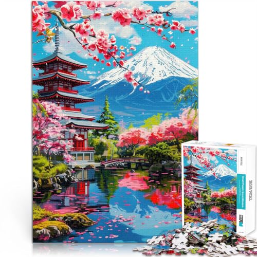 Puzzle für Erwachsene und Jugendliche 1000 Teile Japanischer Garten mit Berg Aus Karton,ab 14 Jahren Spiel Wanddekoration Spiele Spielzeug Geschenk。Größe:26x38cm/10.2x14.9Zoll Puzzle für Erwachsene und Jugendliche 1000 Teile Japanischer Garten mit Berg Aus Karton,ab 14 Jahren Spiel Wanddekoration Spiele Spielzeug Geschenk。Größe:26x38cm/10.2x14.9Zoll von LKSDCBOT