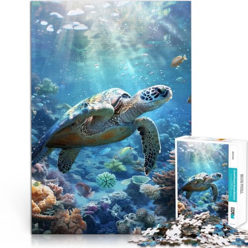 Puzzle für Erwachsene und Jugendliche 1000 Teile Meeresschildkröten-Korallenparadies Aus Karton,für Kinder ab 14 Jahren Pädagogisches Spielzeug zum Lernen Geschenke für Freunde und Familie。 Puzzle für Erwachsene und Jugendliche 1000 Teile Meeresschildkröten-Korallenparadies Aus Karton,für Kinder ab 14 Jahren Pädagogisches Spielzeug zum Lernen Geschenke für Freunde und Familie。 von LKSDCBOT