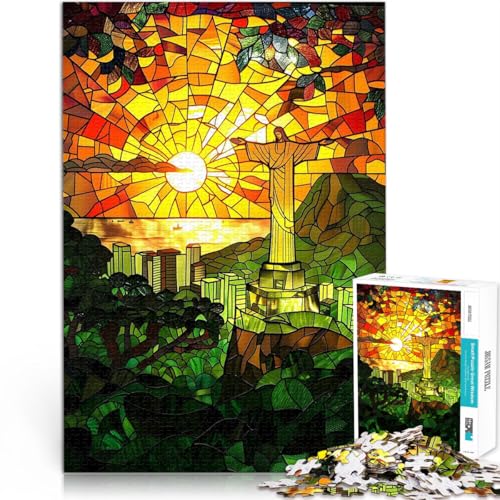 Puzzle für Erwachsene und Jugendliche 1000 Teile Strahlender Sonnenuntergang in Rio Aus Karton,Geeignet für Kinder ab 14 Jahren Familienaktivitäten Geburtstagsgeschenk。Größe:26x38cm/10.2x14.9Zoll Puzzle für Erwachsene und Jugendliche 1000 Teile Strahlender Sonnenuntergang in Rio Aus Karton,Geeignet für Kinder ab 14 Jahren Familienaktivitäten Geburtstagsgeschenk。Größe:26x38cm/10.2x14.9Zoll von LKSDCBOT