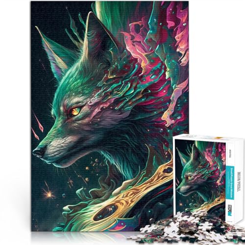 Puzzle für Erwachsene und Jugendliche 1000 Teile Wolf Dreamlike Aus Holz,ab 14 Jahren Eltern-Kind-Interaktion Geschenke zum 。Größe:50x75cm/19.6x29.5Zoll Puzzle für Erwachsene und Jugendliche 1000 Teile Wolf Dreamlike Aus Holz,ab 14 Jahren Eltern-Kind-Interaktion Geschenke zum 。Größe:50x75cm/19.6x29.5Zoll von LKSDCBOT