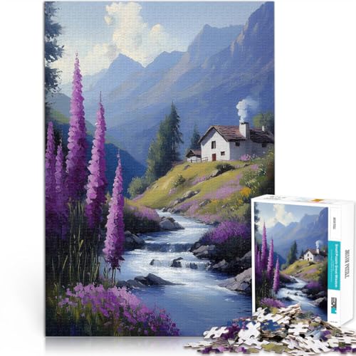 Puzzle für Erwachsene und Jugendliche 2000 Teile Berg Lavendelbach Aus Karton,ab 14 Jahren Stressabbau Schwierige Herausforderung Geburtstagsgeschenk。Größe:70x100cm/27.5x39.3Zoll Puzzle für Erwachsene und Jugendliche 2000 Teile Berg Lavendelbach Aus Karton,ab 14 Jahren Stressabbau Schwierige Herausforderung Geburtstagsgeschenk。Größe:70x100cm/27.5x39.3Zoll von LKSDCBOT