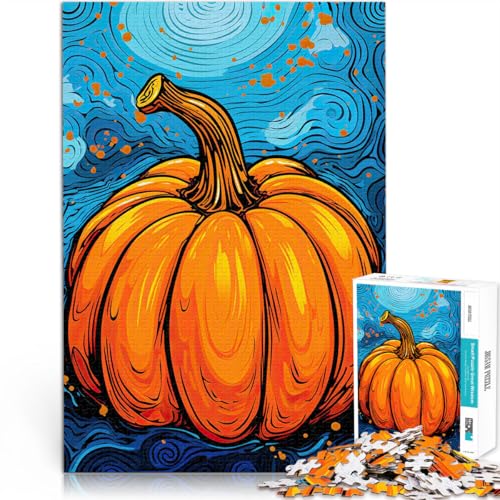 Puzzles für Erwachsene 1000 Kürbiskunst Aus Holz,ab 14 Jahren Intellektuelles Dekompressions-Lernspielzeug Geburtstagsgeschenk。Größe:50x75cm/19.6x29.5Zoll Puzzles für Erwachsene 1000 Kürbiskunst Aus Holz,ab 14 Jahren Intellektuelles Dekompressions-Lernspielzeug Geburtstagsgeschenk。Größe:50x75cm/19.6x29.5Zoll von LKSDCBOT
