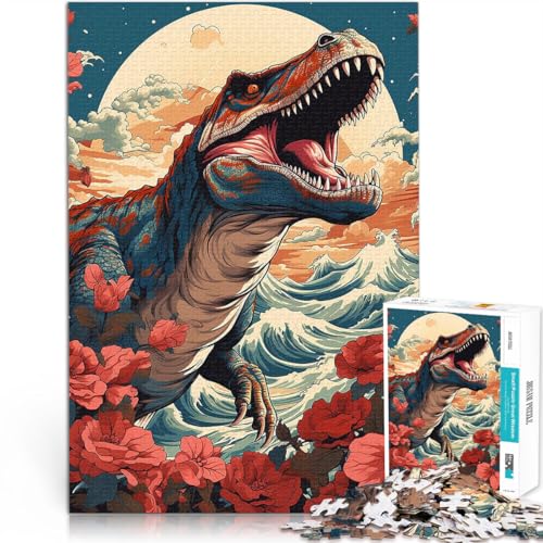 Puzzles für Erwachsene 1000 Puzzles Blumen und Dinosaurier Aus Karton,ab 14 Jahren Lustige Spiele Spiele Spielzeug Geschenk。Größe:26x38cm/10.2x14.9Zoll Puzzles für Erwachsene 1000 Puzzles Blumen und Dinosaurier Aus Karton,ab 14 Jahren Lustige Spiele Spiele Spielzeug Geschenk。Größe:26x38cm/10.2x14.9Zoll von LKSDCBOT