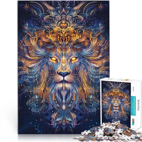 Puzzles für Erwachsene 1000 Puzzles Heiliger Löwe Aus Karton,für Kinder ab 14 Jahren Lernspiel-Herausforderungsspielzeug Lustiges Geschenk für die ganze Familie。Größe:26x38cm/10.2x14.9Zoll Puzzles für Erwachsene 1000 Puzzles Heiliger Löwe Aus Karton,für Kinder ab 14 Jahren Lernspiel-Herausforderungsspielzeug Lustiges Geschenk für die ganze Familie。Größe:26x38cm/10.2x14.9Zoll von LKSDCBOT